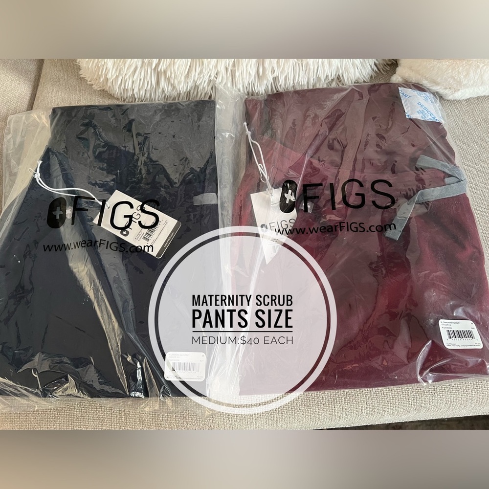 Barnd new maternity Figs pants.